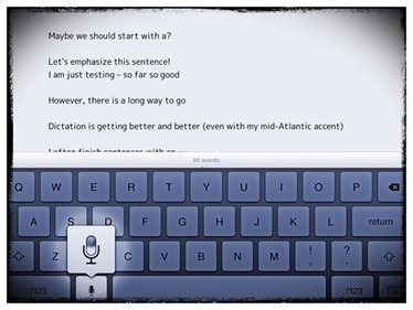 iPad Voice Dictation: Commands List & Tips | iPad Insight | Moodle and Web 2.0 | Scoop.it