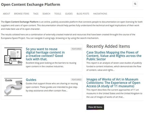 Presenting the Open Content Exchange Platform | OpenGLAM | Peer2Politics | Scoop.it