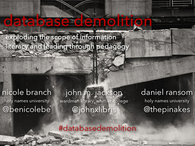 Database Demolition - Cushing Library Research Guides at Cushing Library | Holy Names University | Information and digital literacy in education via the digital path | Scoop.it