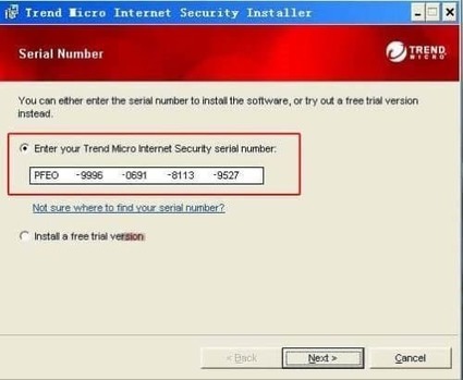 Trend micro serial number free