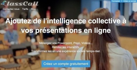 ClassCall. Un outil complet pour la formation à distance et les présentations en ligne | Pédagogie & Technologie | Scoop.it