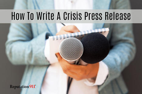 How To Write A Crisis Press Release in 2023 (With Examples) | Business Reputation Management | Scoop.it