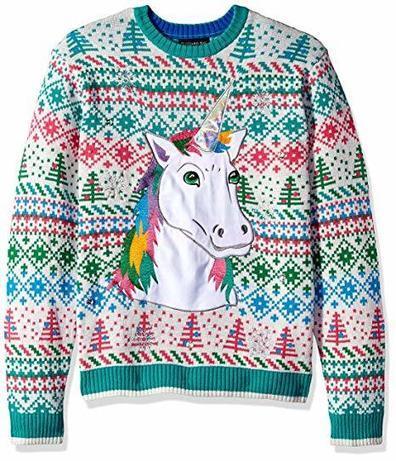 Blizzard Bay Men's Winter Unicorn Ugly Christmas Sweater at Amazon Men’s Clothing store: | Blingy Fripperies, Shopping, Personal Stuffs, & Wish List | Scoop.it