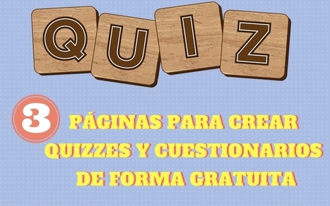 3 páginas para crear Quizzes y Cuestionarios online de forma gratuita | TIC & Educación | Scoop.it