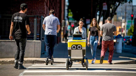 Food Delivery Robot Crashes LA Hollywood High Crime Scene | Imagine Online International Education | Scoop.it