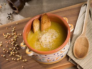 Soup with pumpkin and barley - Academia Barilla is the first international center dedicated to the development and promotion of Italian Gastronomic Culture. | La Cucina Italiana - De Italiaanse Keuken - The Italian Kitchen | Scoop.it