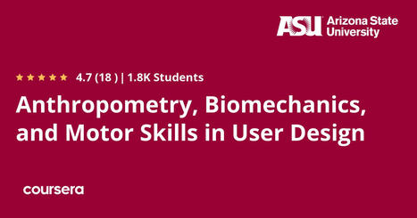 Anthropometry, Biomechanics, and Motor Skills in User Design | Anthropometry and Kinanthropometry | Scoop.it