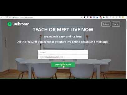 How to Quickly Create a Virtual Conference Room using Webroom.net via @rmbyrne  | iGeneration - 21st Century Education (Pedagogy & Digital Innovation) | Scoop.it