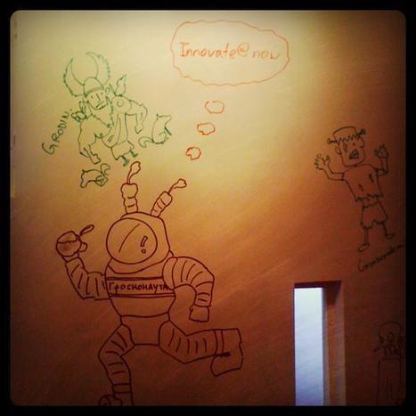 Love the left over art from the first ever #Cleanweb hackathon! | pariSoma: Coworking & Collaborating | Scoop.it