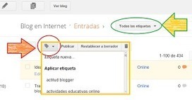 Cambiar y gestionar las etiquetas de Blogger | TIC & Educación | Scoop.it