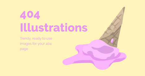 404 Illustrations - Trendy 404 page images for your next project | Information and digital literacy in education via the digital path | Scoop.it