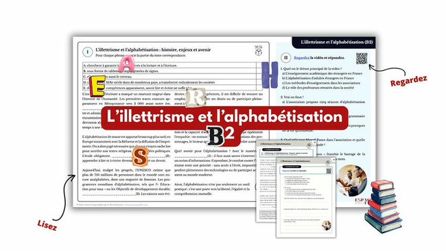 Lutter contre l’illettrisme : une fiche pédagogique pour vos cours de français (B2) | POURQUOI PAS... EN FRANÇAIS ? | Scoop.it