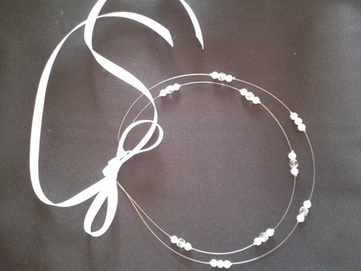 Collier perles et ruban de mariée à l'occasion de votre mariage | Robes de mariée d'occasion | Scoop.it