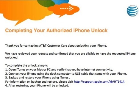 How To Unlock An iPhone - AT&T iPhone Unlock Process ~ Geeky Apple - iPad, iPhone, iPod, iOS, Mac Updates | Jailbreak News, Guides, Tutorials | Scoop.it