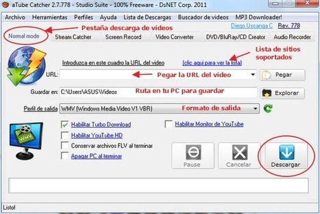 En la nube TIC: Descarga y búsqueda de vídeos/audios con aTube Catcher | Web 2.0 for juandoming | Scoop.it