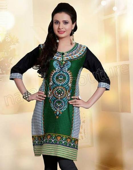 latest kurti neck designs 2014