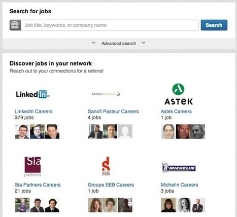 LinkedIn améliore la recherche collaborative d’offres d’emploi | Time to Learn | Scoop.it