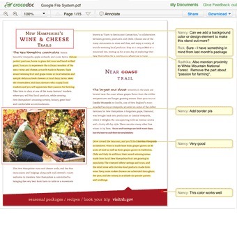 Comment on, edit, and fill PDF files, Word documents, images and more | Crocodoc | Eclectic Technology | Scoop.it
