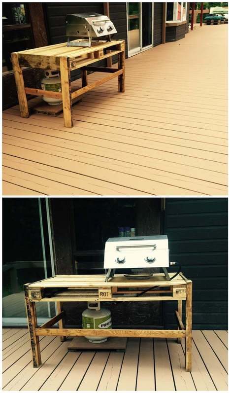 BBQ Outdoor Table | 1001 Pallets ideas ! | Scoop.it