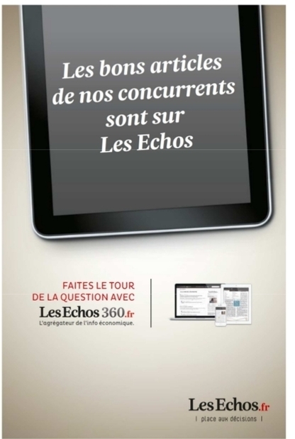 Le journal Les Echos lance un nouveau site de curation: Les Echos 360 | Les médias face à leur destin | Scoop.it