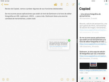 Copied es una ayuda inesperada para gestionar el portapapeles de iOS. App de la semana | Mobile Technology | Scoop.it