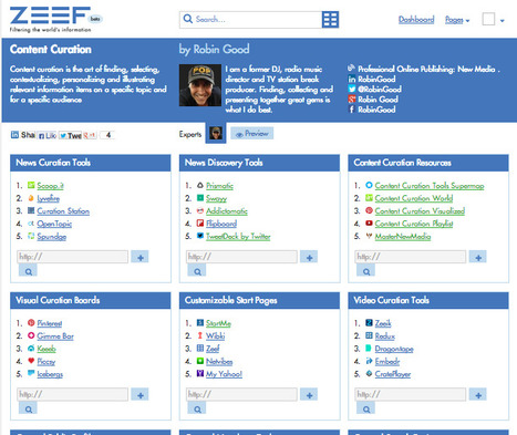 Create Curated Expert-Filtered Top Link Lists and Categorized "Best Of" Pages with ZEEF | Nonprofit Capacity Building and Training | Scoop.it