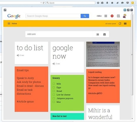 4 Google Keep Tips And Tricks For Better Notes, Lists And To-Dos | iGeneration - 21st Century Education (Pedagogy & Digital Innovation) | Scoop.it