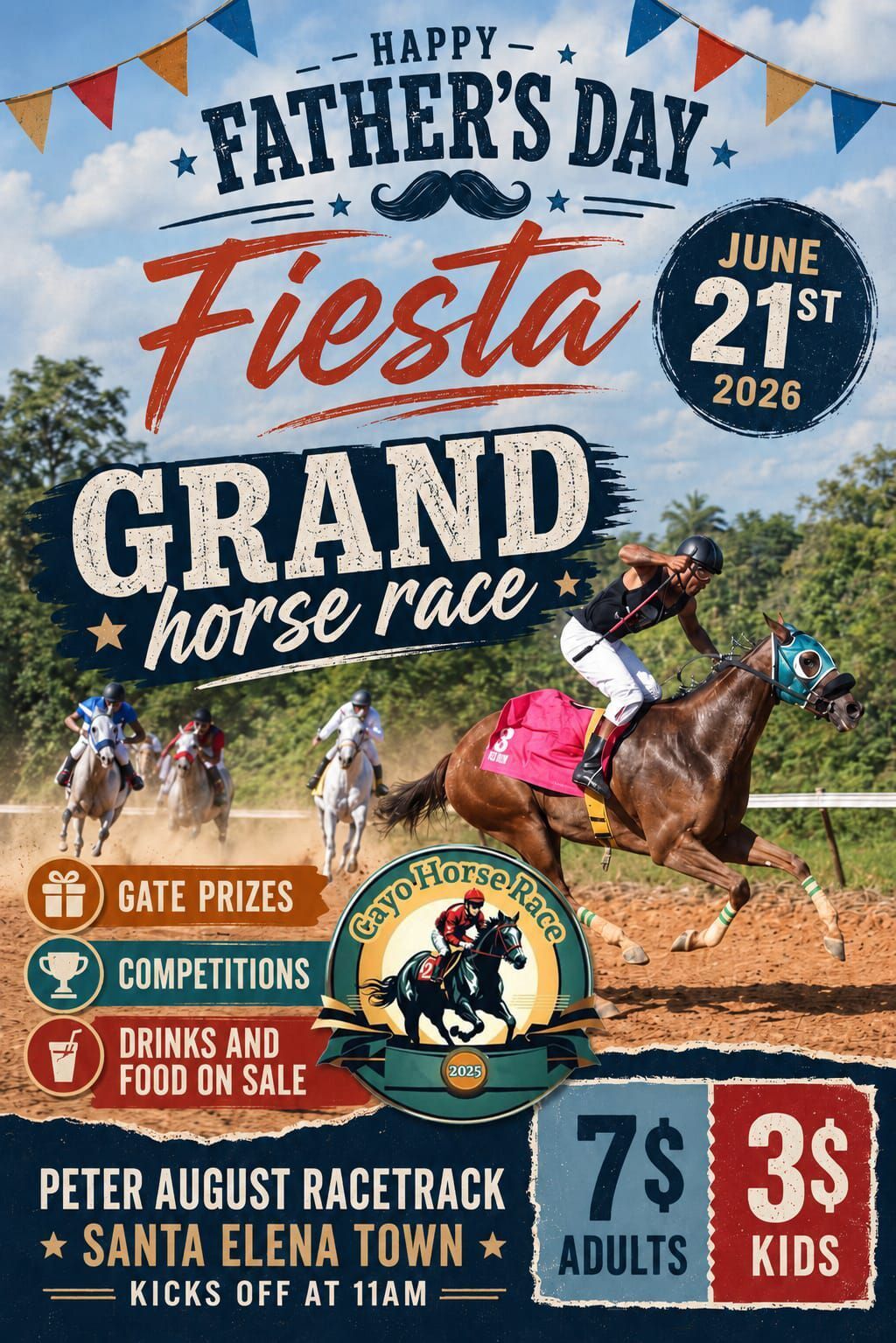 Father's Day Horse Race 2026 | Cayo Scoop! The...