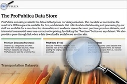 Introducing the ProPublica Data Store | Capstone: An ESRM Coda | Scoop.it