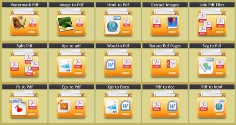 PdfAid, 30 outils pour éditer vos documents PDF | E-learning | Scoop.it