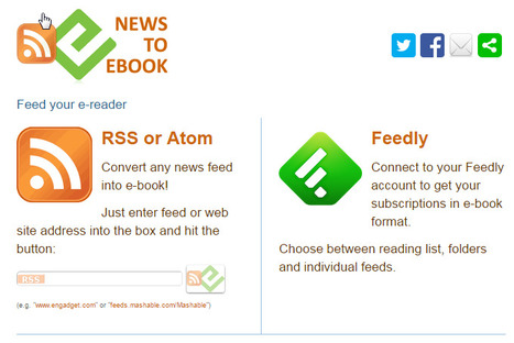 Comment convertir son blog en ebook avec News to Ebook | Geeks | Scoop.it
