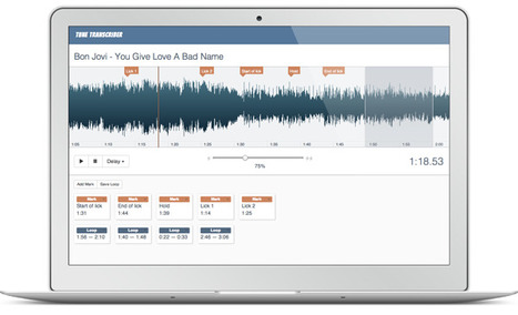 TuneTranscriber. Jouez avec vos fichiers audio | Time to Learn | Scoop.it