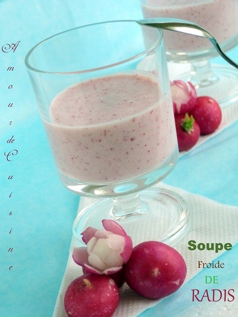 Soupe froide aux radis roses | recettes du ramadan  وصفات رمضان أطباق رمضان مطبخ رمضان | Scoop.it