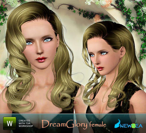 Newsea Dream Glory Female  Hairstyle : FREE TODAY (TSR) | Les Sims | Scoop.it