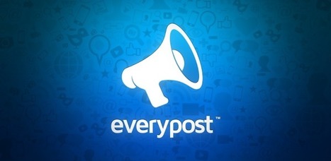 Publier sur tous les réseaux sociaux à la fois via mobile à l'aide de Everypost | Time to Learn | Scoop.it