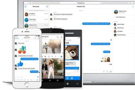 Les messages Facebook se lisent dans le nouveau Messenger sur le Web | Smartphones et réseaux sociaux | Scoop.it
