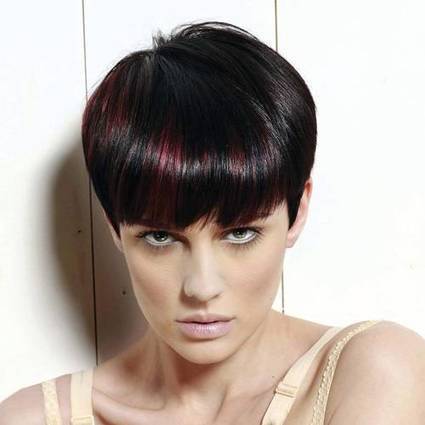 short hairstyles with streaks