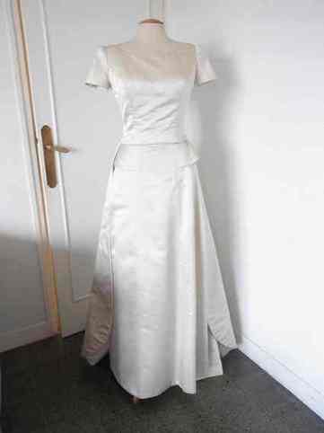 Annonce : Robe de mariée en satin - Ile de France - Essonne - Occasion du mariage | Robes de mariée d'occasion | Scoop.it