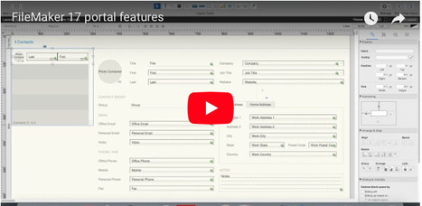 New portal features in FileMaker 17 | MainSpring - video | Learning Claris FileMaker | Scoop.it