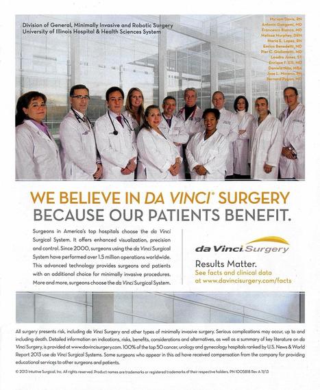 U. of I. doctors under scrutiny for surgical robot ad - Chicago Tribune | ROBOTIC SURGERY | Scoop.it