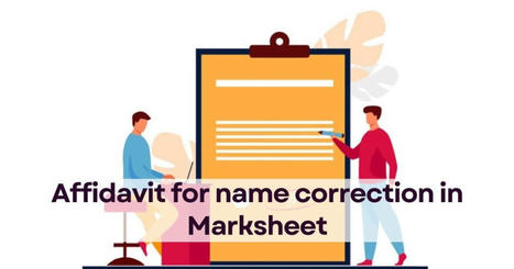 Affidavit For Name Correction In Marksheet | eDrafter | Scoop.it