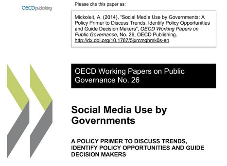 Social Media Use by Governments | OECD READ edition | 21st Century Learning and Teaching | Scoop.it