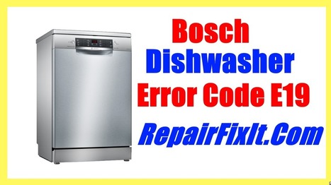 bosch dishwasher e19