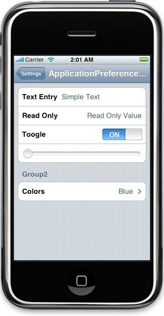Application Preferences | iPhone SDK Articles | Mobile Technology | Scoop.it