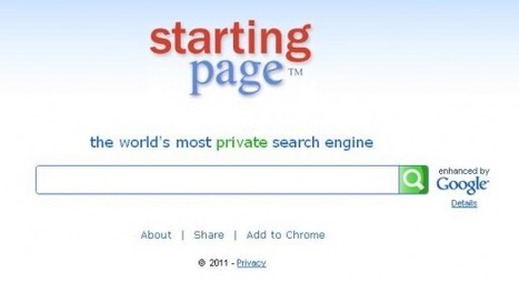 Rechercher sur Google sans laisser la moindre trace, Starting Page | Ballajack | Time to Learn | Scoop.it