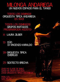 Milonga Andariega en Buenos Aires | Mundo Tanguero | Scoop.it
