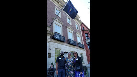 Harvard Club of Boston raises Tribal Flag outside of their building | The Massachusett-Ponkapoag Tribe were greatly honored by the Harvard Club of Boston with an official Land Acknowledgement and t... | Indigenous Land Acknowledgement: A Seeking | Scoop.it