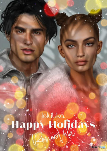 Vela & Rune Mesh Heads Holiday 2025 Gift by LeLUTKA | Teleport Hub - Second Life Freebies | Second Life Freebies | Scoop.it
