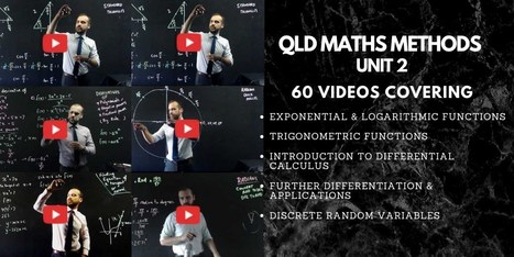 QLD MATHS METHODS: UNIT 2: COMPLETE VIDEO PLAYLISTS – | Teaching during COVID-19 | Scoop.it