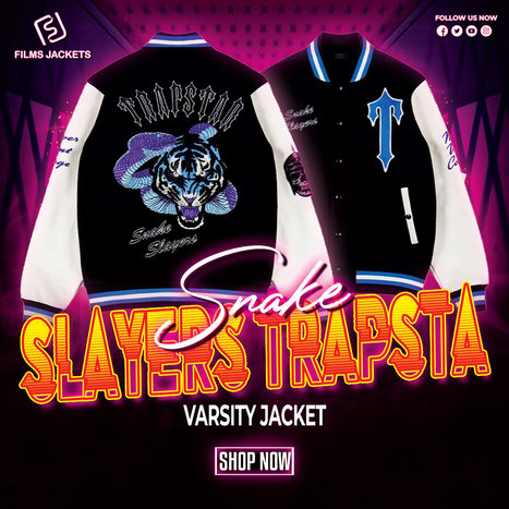 Trapstar Snake Slayers Varsity Jacket
